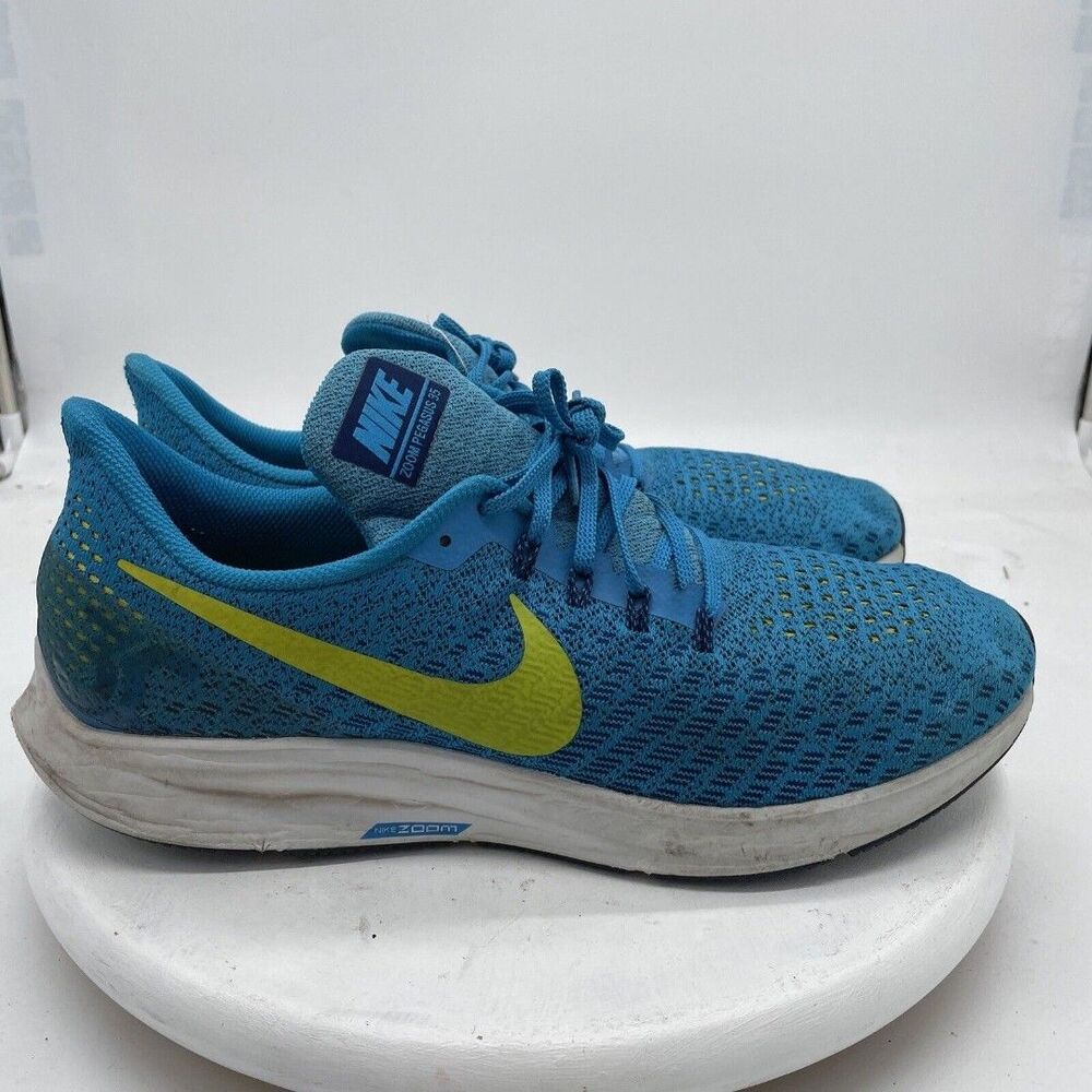Nike Air Zoom Pegasus 35 Blue Orbit Running Shoes 942851-400 Mens Size 13